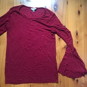 Lucky Brand bell sleeve shirt
